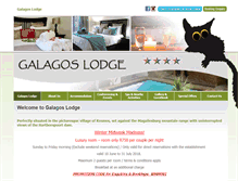 Tablet Screenshot of galagoslodge.co.za